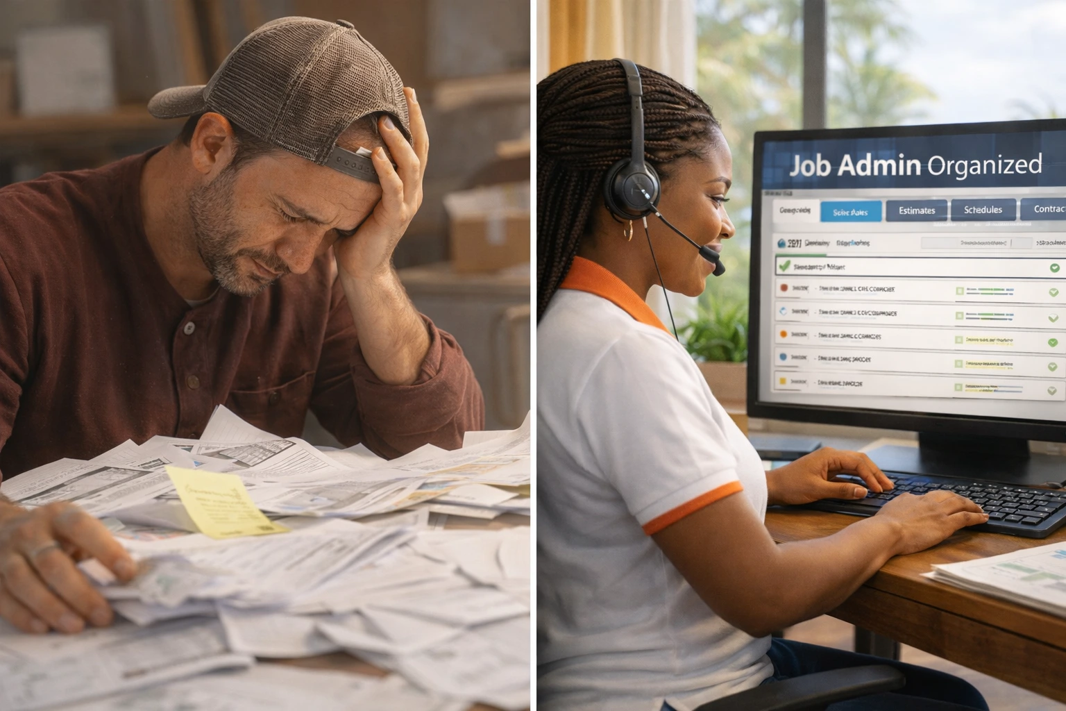 Contractor regains control of projects with SupportCrewe organizing job admin.