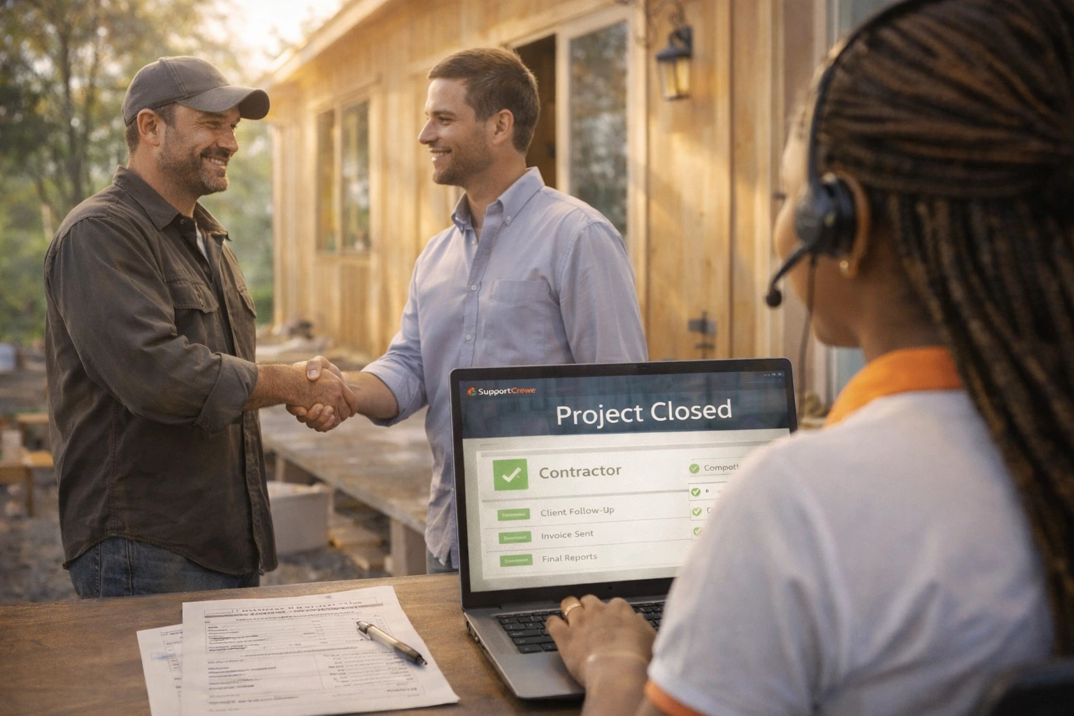 Contractor completes project successfully with Essential Ops Support.