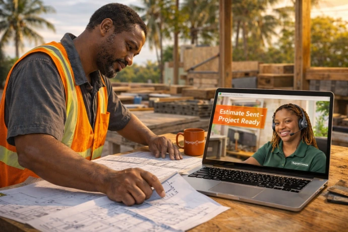 Estimator reviews takeoff and prepares accurate construction estimate in Odoo CRM