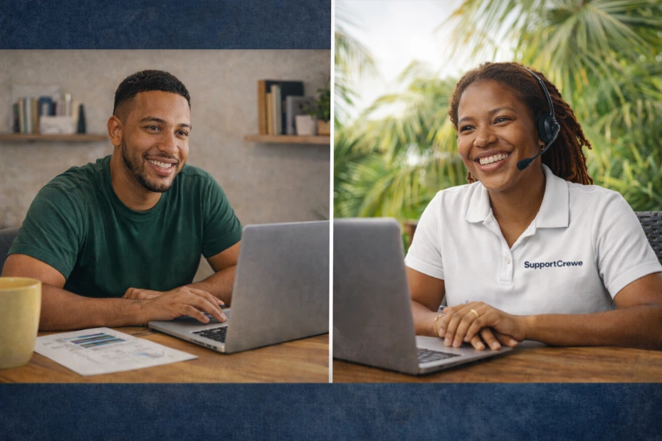 SupportCrewe owner helping contractor get started with full back office support