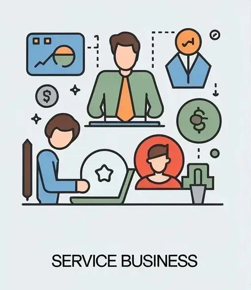 service business illustration